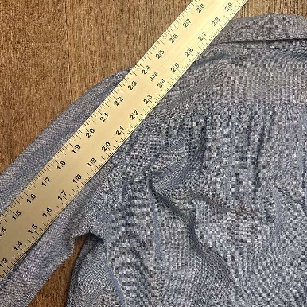 UMII 908 made in Japan Classic Light Blue women’s Button-Down Dress Shirt - Picture 7 of 8